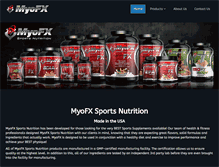 Tablet Screenshot of myosport.com